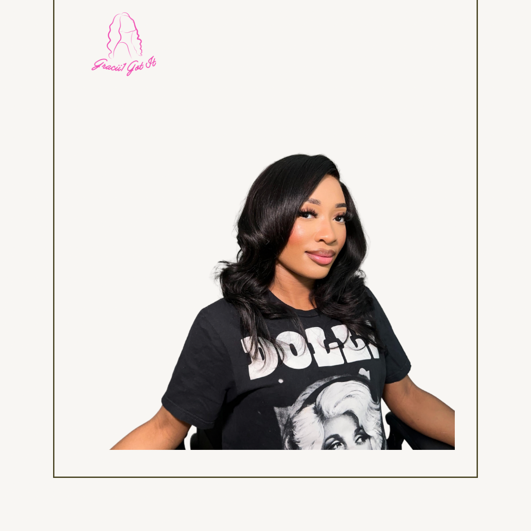 Gracii1 Got It! Refreshed & Renewed C-Part/T-Part Glueless Layered Pre-Curled Body Wave Wig