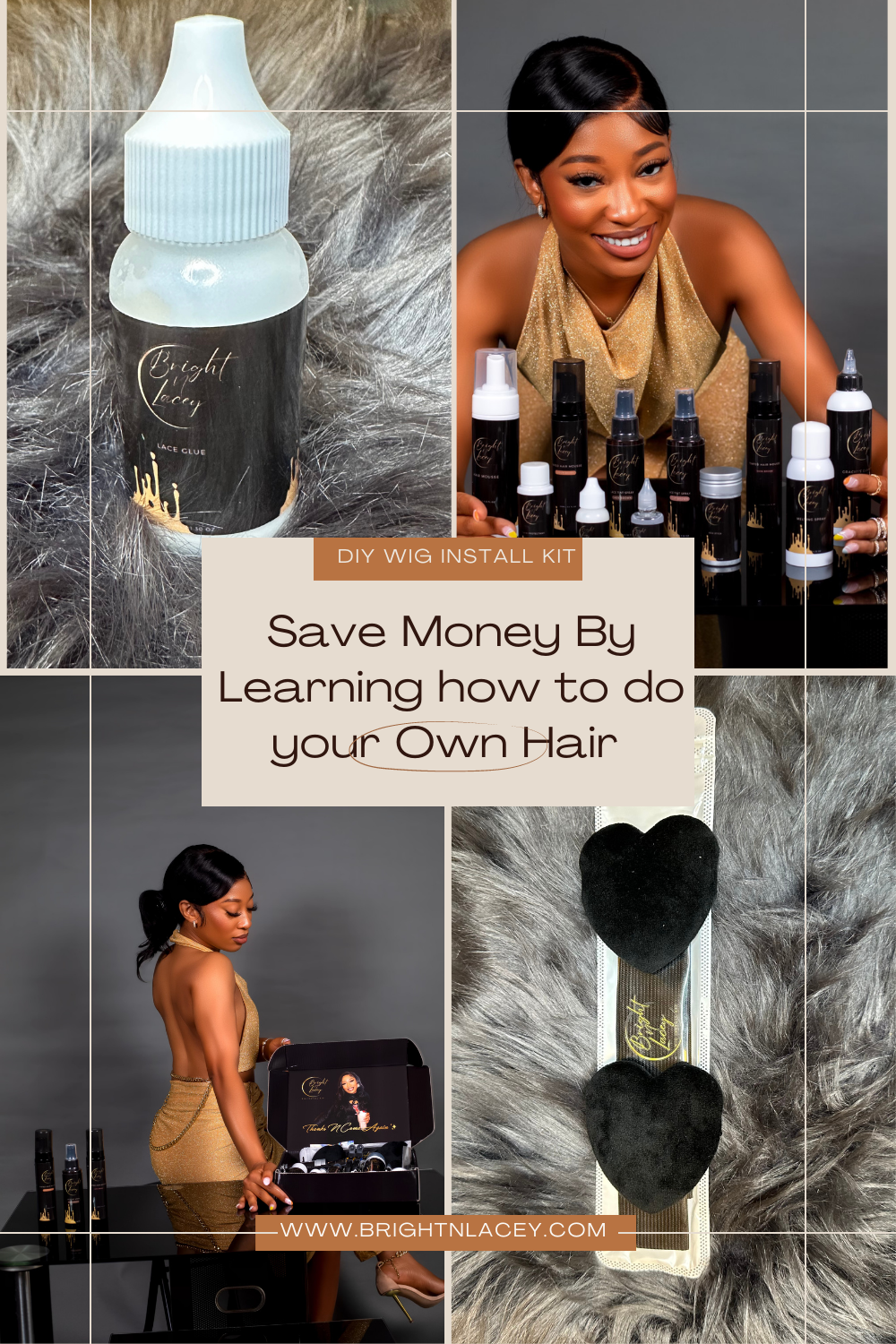 Bright N Lacey Wig Install Kit
